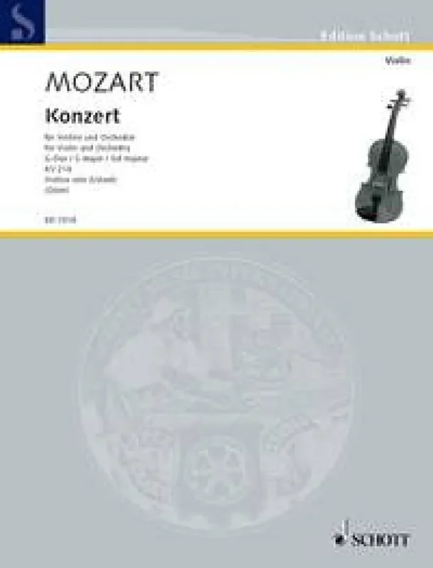 Wolfgang Amadeus Mozart Concerto G Major KV 216 Orchester mit Solo