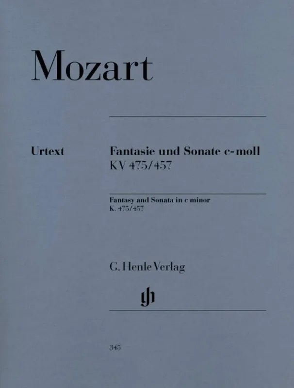 Wolfgang Amadeus Mozart Fantasy and Sonata In C Minor KV 475/457 Klavier Solo