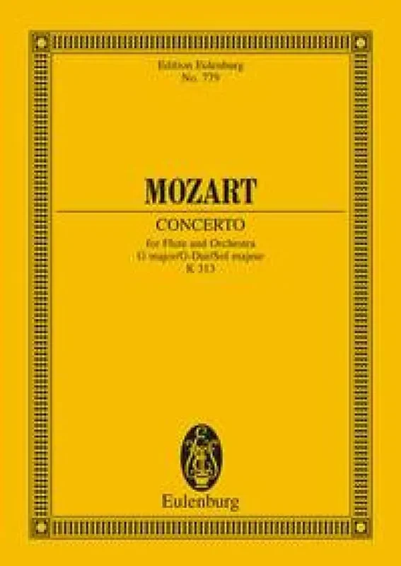 Wolfgang Amadeus Mozart Flute Concerto In G Major KV 313 Orchester mit Solo