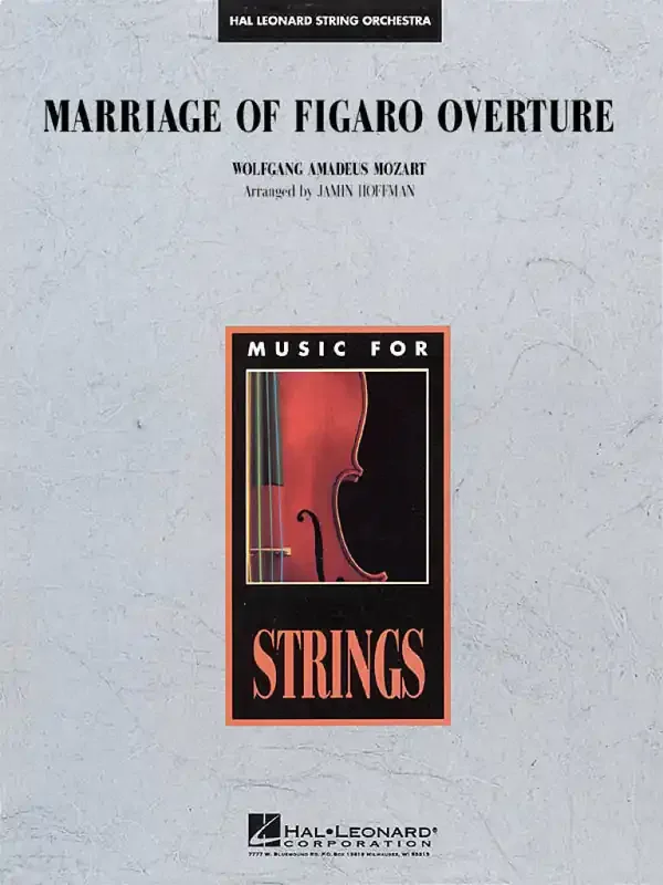 Wolfgang Amadeus Mozart Marriage of Figaro Overture (Arr. Jamin Hoffman) Streichorchester