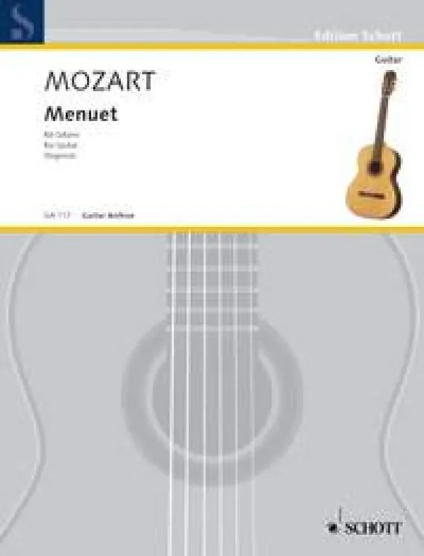 Wolfgang Amadeus Mozart Menuetten Git. Gitarre Solo