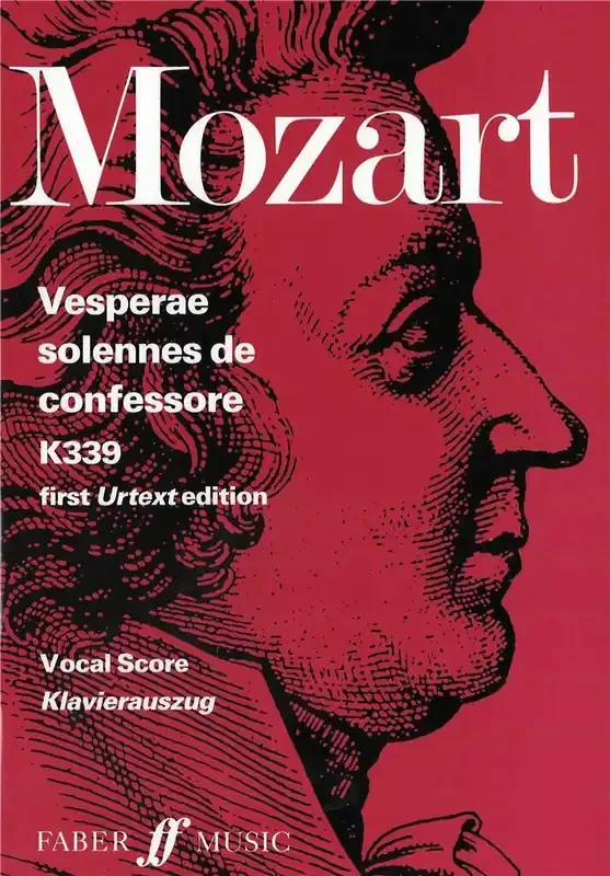 Wolfgang Amadeus Mozart Vesperae Solennes De Confessore K.339 Gemischter Chor mit Klavier/Orgel