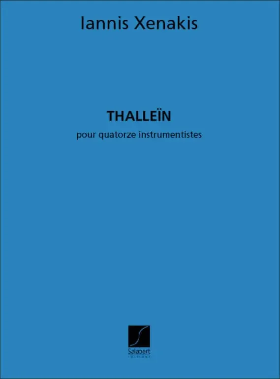 Xenakis, Iannis Thallein 14 Instruments