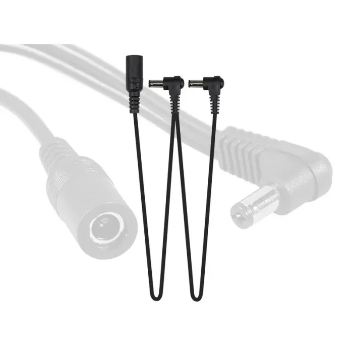 Xvive power distribution cable, connects to psu, 2 female and 1 male connectors