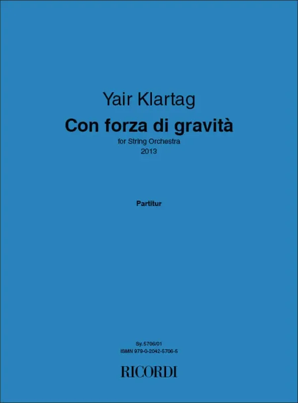 Yair Klartag Con forza di gravità Streichorchester