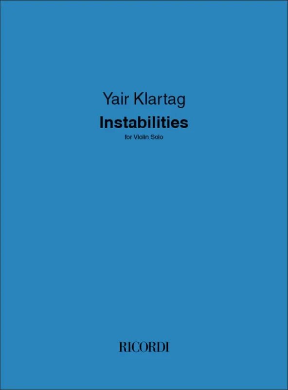 Yair Klartag Instabilities Violine Solo