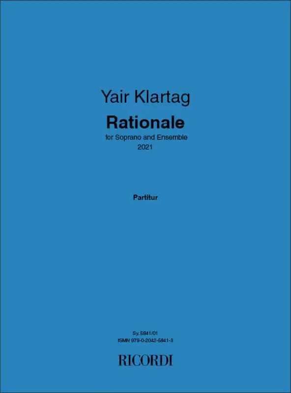 Yair Klartag Rationale Gesang mit sonstiger Begleitung