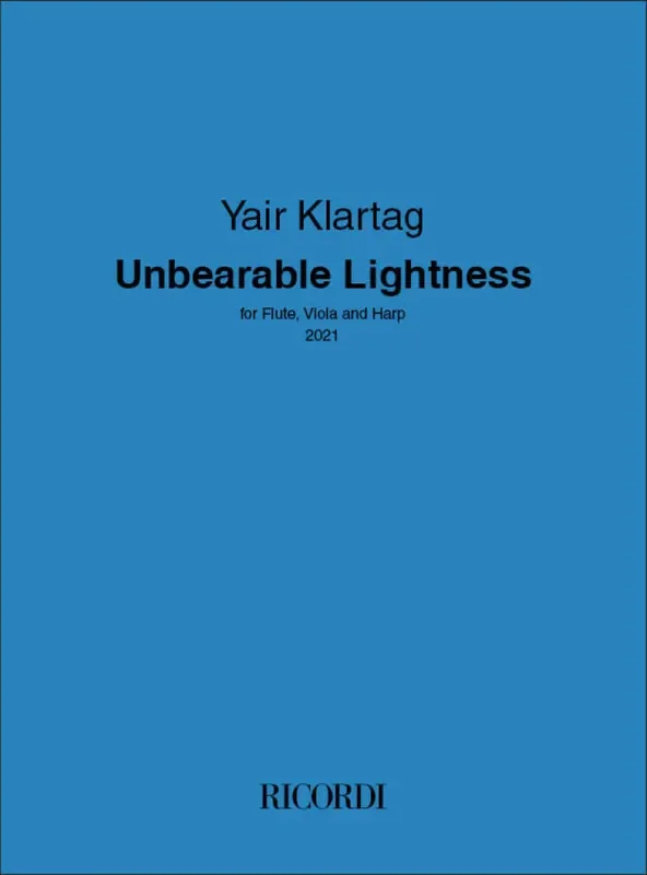 Yair Klartag Unbearable Lightness Kammerensemble