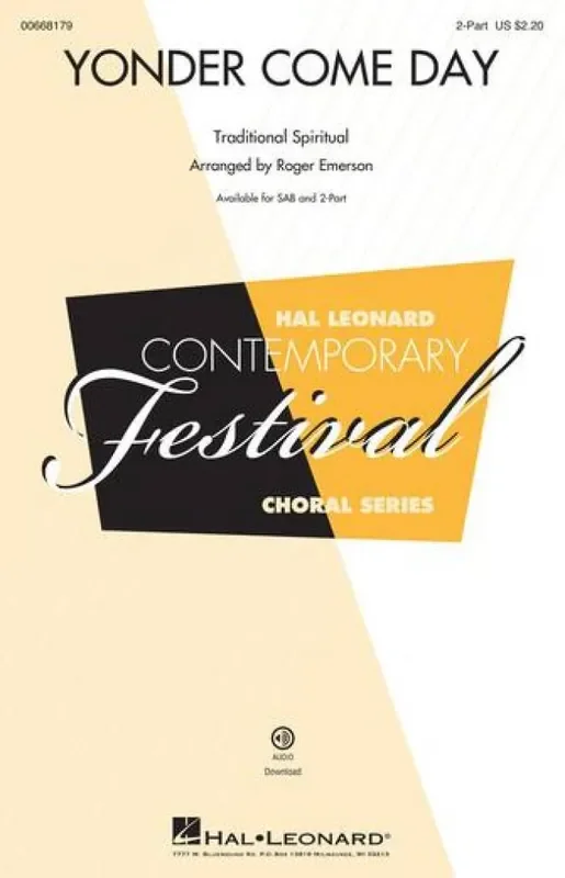 Yonder Come Day (Arr. Roger Emerson) Frauenchor mit Begleitung