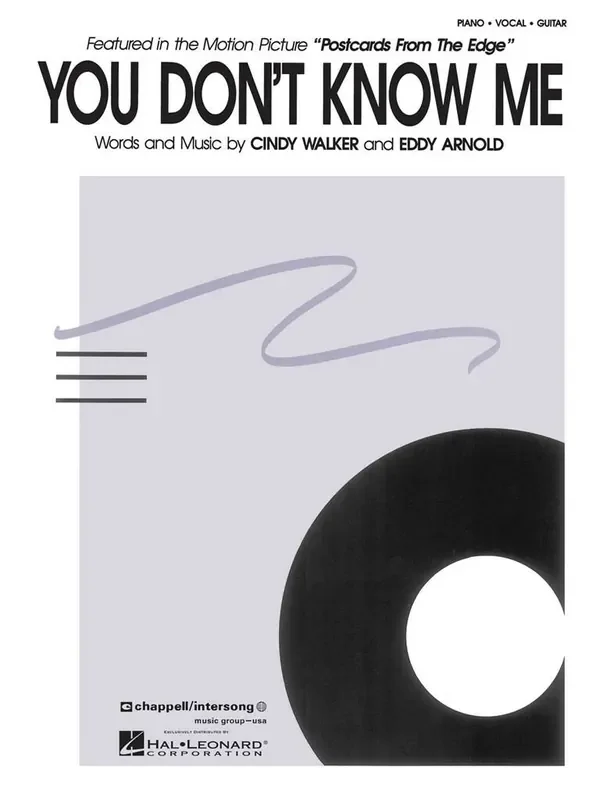 You Don‘t Know Me Klavier, Gesang, Gitarre (Songbooks)