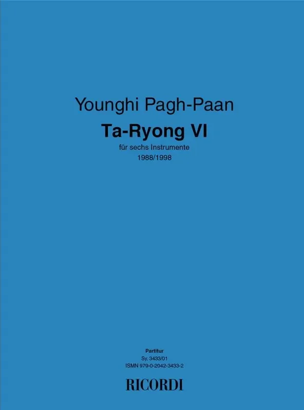 Younghi Pagh-Paan Ta Ryong 6 Kammerensemble