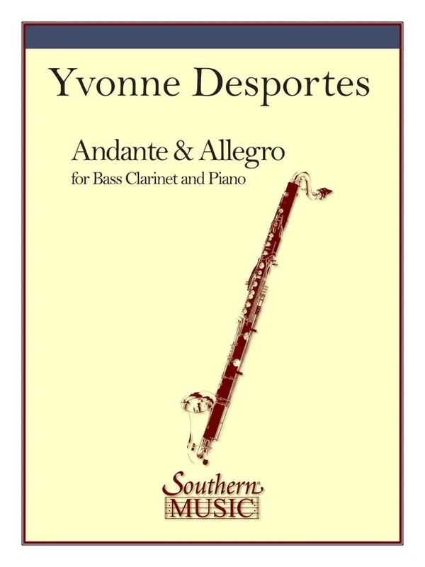 Yvonne Desportes Andante and Allegro Bassklarinette