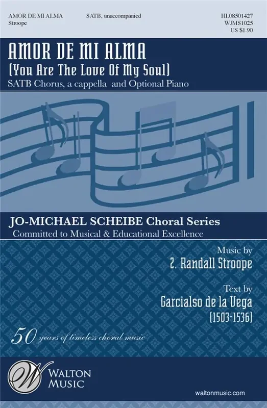 Z. Randall Stroope Amor de mi Alma Gemischter Chor mit Begleitung