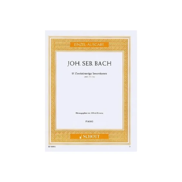 Zweistimmige Inventionen BWV772-786